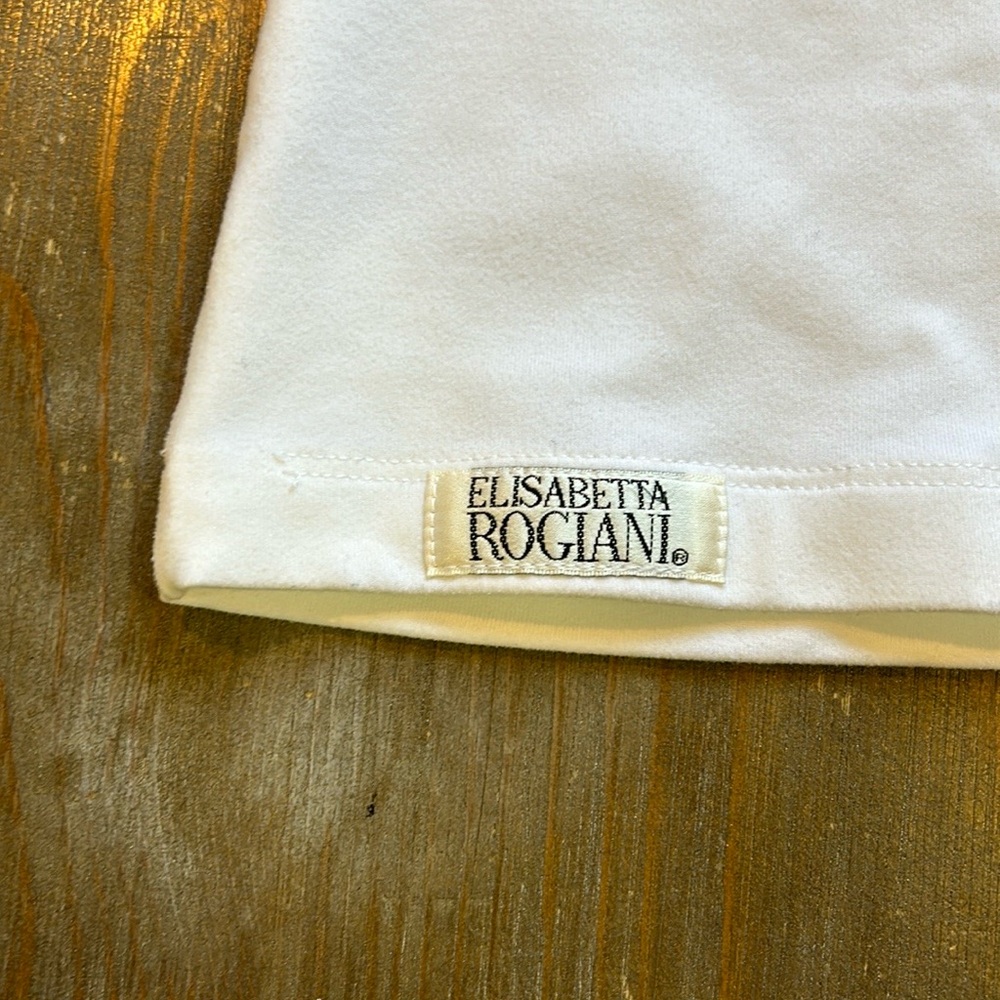 Vintage Elisabetta Rogiani White Tank Top - Picture 7 of 8